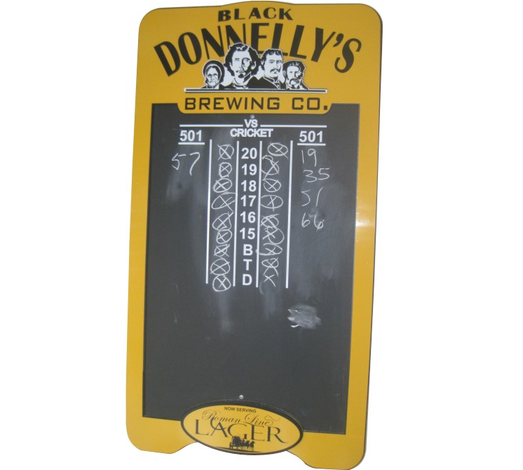 Black Donnellys Chalk Board